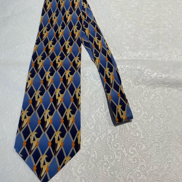 KOLTE ITALIAN MEN’S DESIGNER 100% SILK NECK TIE . - Picture 6 of 8
